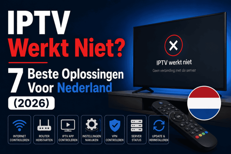 IPTV werkt niet